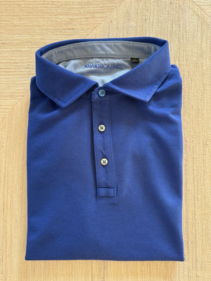 Polos with woven accenting