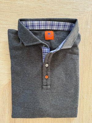 Polos with woven accenting