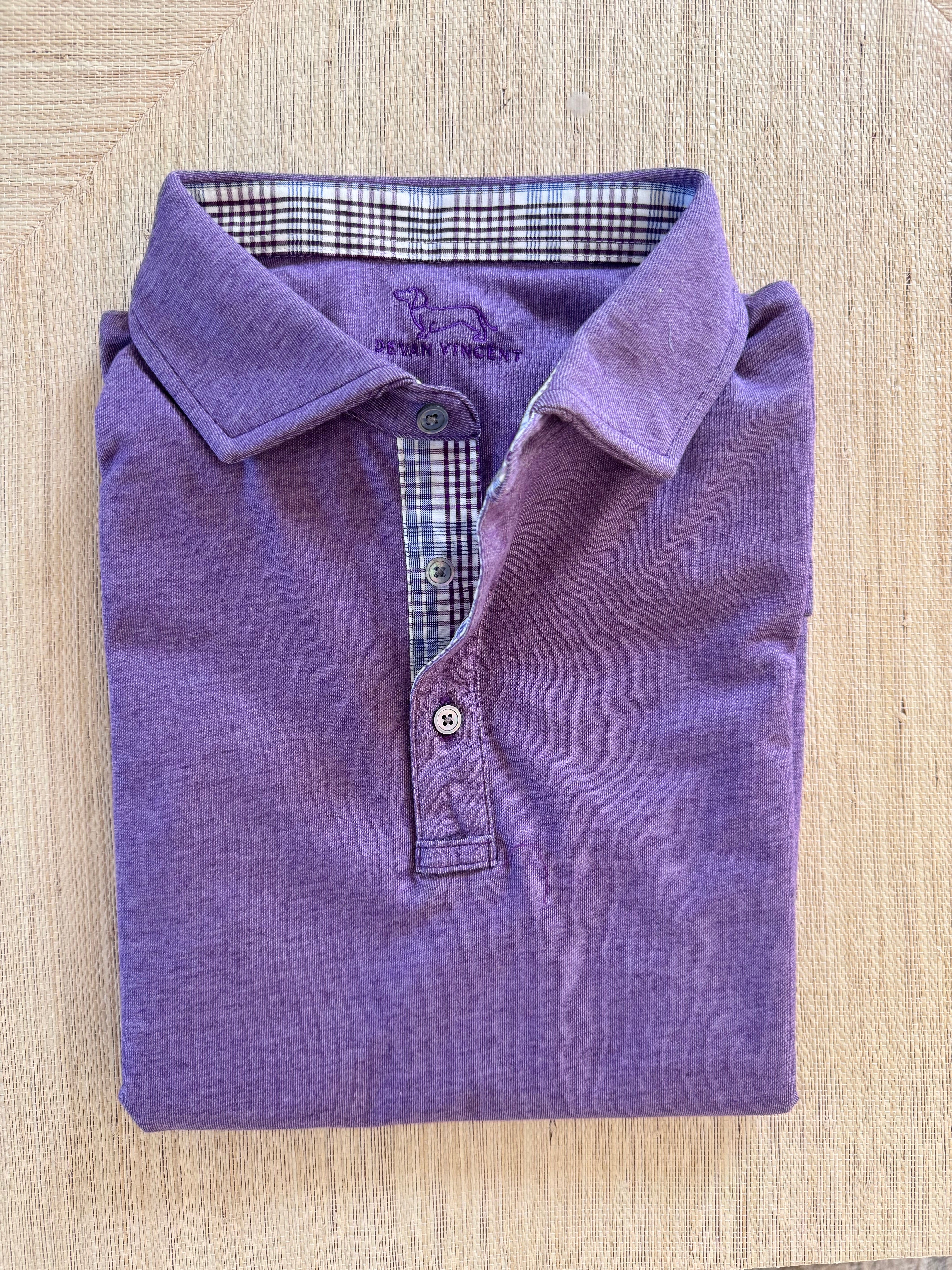 Polos with woven accenting