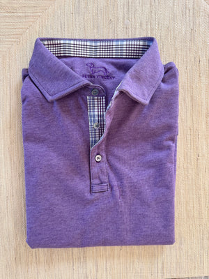 Polos with woven accenting