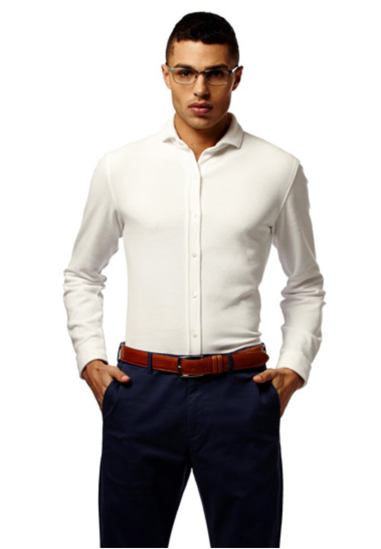 Knit Dress Shirt