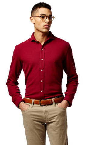 Knit Dress Shirt