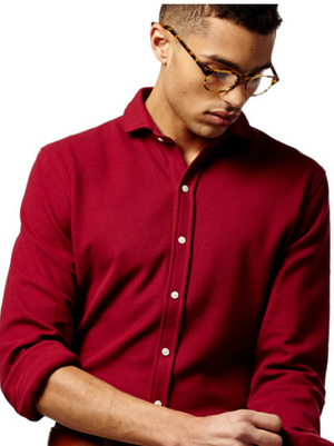 Knit Dress Shirt