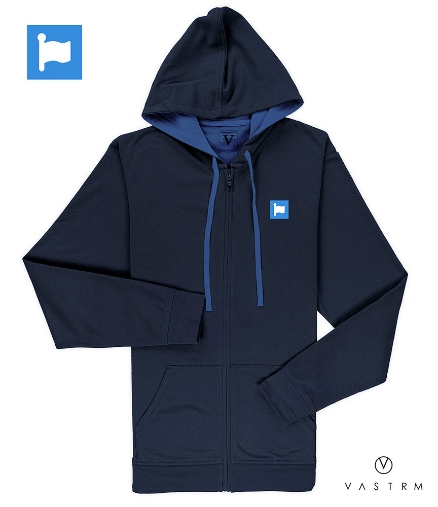 Font Awesome Navy Hoodie